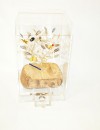 Sterling silver handmade family olivetree in plexiglass